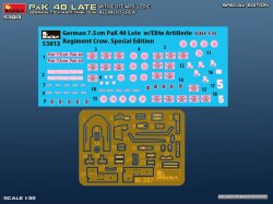 画像2: ミニアート[MA53013]1/35 ドイツ軍 7.5cm PaK 40 後期型 w/エリート砲兵連隊乗員。特別版