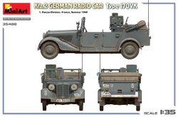 画像9: ミニアート[MA35488]1/35 Kfz.2 ドイツ軍無線車 170VK型