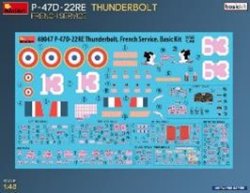 画像2: ミニアート[MA48047]1/48 P-47D-22RE サンダーボルト フランス軍仕様 ベーシックキット