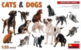 ミニアート[MA38110]1/35 猫12匹＆犬6匹セット