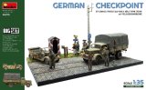 ミニアート[MA36075]1/35 ドイツ軍検問所 3t 貨物トラック 3.6-36S ＆ Kfz.1 タイプ 170VK w/野戦憲兵隊 ビッグセット