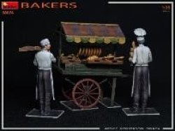 画像4: ミニアート[MA38074]1/35 パン屋セット　フィギュア2体入