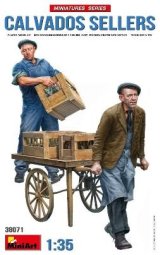 ミニアート[MA38071]1/35 カルヴァドス売り フィギュア2体