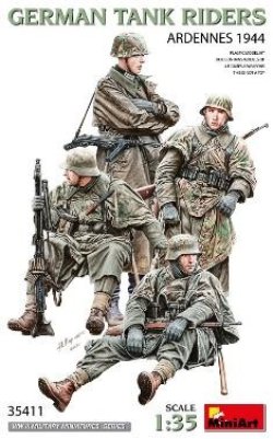 画像1: ミニアート[MA35411]1/35 ドイツ 戦車同乗兵フィギュア４体入