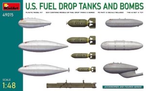 画像1: ミニアート[MA49015]1/48 米軍　燃料タンクと爆弾 (1)