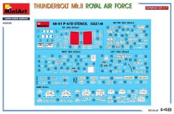 画像3: ミニアート[MA48012]1/48 サンダーボルト Mk.II イギリス空軍 アドバンスドキット