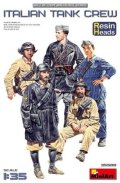 ミニアート[MA35500]1/35 イタリア戦車乗組員 頭部レジン製　フィギュア5体入