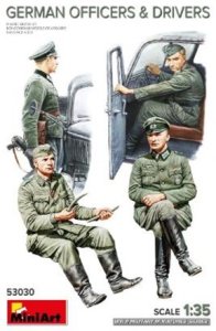 画像1: ミニアート[MA53030]1/35 ドイツ軍将校と運転手　フィギュア4体入 (1)