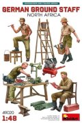 ミニアート[MA49020]1/48 ドイツ軍 北アフリカ 地上作業員 w/アクセサリー フィギュア4体入