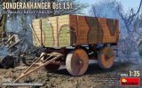 ミニアート[MA35487]1/35 ゾンダランハンガーOst 1.5t. ドイツ製カーゴトレーラー