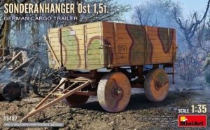 画像1: ミニアート[MA35487]1/35 ゾンダランハンガーOst 1.5t. ドイツ製カーゴトレーラー (1)