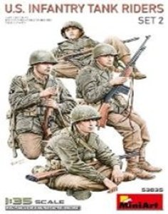 画像1: ミニアート[MA53035]1/35 米歩兵戦車乗り セット2 (1)