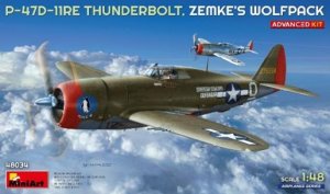 画像1: ミニアート[MA48034]1/48 P-47D-11RE サンダーボルト ゼムケ ウルフパック アドバンスドキット (1)