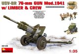 ミニアート[MA35129]1/35　USV-BR76mm砲Mod.1941 w/リンバー＆クルー