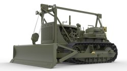 画像4: ミニアート[MA35184]1/35 アメリカ軍トラクター アングルドーザーブレード付