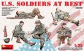 ミニアート[MA35200]1/35 アメリカ軍歩兵（休息中）５体入