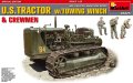 ミニアート[MA35225]1/35 米軍トラクター牽引ウインチ付 兵士３体付