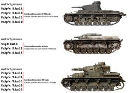 画像2: ミニアート[MA35235]1/35 Pz.KpfwIII/IV初期型用履帯セット（連結可動式）