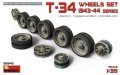 ミニアート[MA35242]1/35 T-34ホイールセット（1943-44年生産シリーズ）