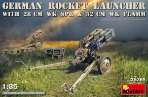 画像1: ミニアート[MA35269]1/35 ドイツ製ロケットランチャー（28cmWK　Spr＆32ｃｍWK　Flamm) (1)