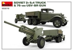 画像3: ミニアート[MA35272]1/35 ソビエト2Ｔ6ｘ4トラック＆76ミリUSV-BR砲