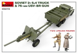 画像5: ミニアート[MA35272]1/35 ソビエト2Ｔ6ｘ4トラック＆76ミリUSV-BR砲