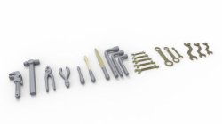 画像4: ミニアート[MA35284]1/35 アメリカ兵バイククルー修理中3体入特別版（工具、工具箱付）