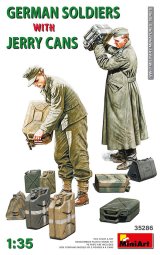 ミニアート[MA35286]1/35 ドイツ兵２体セット（燃料缶８個付）