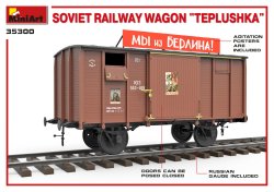 画像2: ミニアート[MA35300]1/35　ソビエト製ストーブ貨車“TEPLUSHKA”