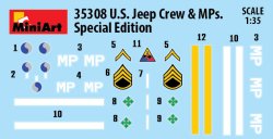 画像2: ミニアート[MA35308]1/35　アメリカ軍ジープクルー＆ミリタリーポリス5体入 特別版（武器・装備品付）