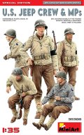 ミニアート[MA35308]1/35　アメリカ軍ジープクルー＆ミリタリーポリス5体入 特別版（武器・装備品付）