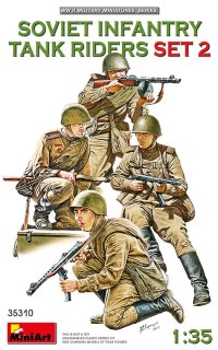 ミニアート[MA35310]1/35 ソビエト歩兵戦車乗員セット２（４体入）