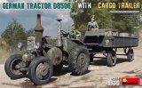 ミニアート[MA35317]1/35　ドイツトラクターD8506 貨物トレーラー付