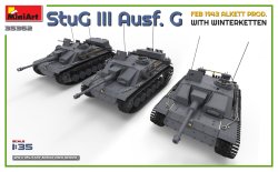 画像3: ミニアート[MA35362]1/35　III号突撃砲G型 1943年2月アルケット社製w/冬季履帯