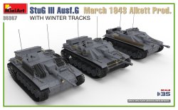 画像2: ミニアート[MA35367]1/35 III号突撃砲G型1943年3月アルケット社製 w/冬季用履帯 フルインテリア