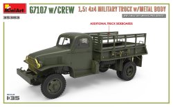 画像4: ミニアート[MA35383]1/35　G7107  1.5t 4X4 カーゴトラック w/METAL BODY　（クルーフィギュア付）