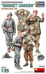 ミニアート[MA35393]1/35　マーケット・ガーデン作戦  (オランダ 1944年) フィギュア5体 レジン製頭部付