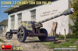 画像1: ミニアート[MA35394]1/35　ドイツの7.5cm対戦車砲PaK40　初期型