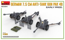 画像2: ミニアート[MA35394]1/35　ドイツの7.5cm対戦車砲PaK40　初期型