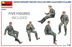 画像3: ミニアート[MA35395]1/35  ドイツ砲兵トラクター T-60 (r) w/PaK40 対戦車砲&クルーフィギュア5体