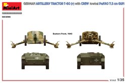 画像4: ミニアート[MA35395]1/35  ドイツ砲兵トラクター T-60 (r) w/PaK40 対戦車砲&クルーフィギュア5体