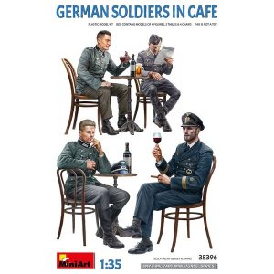 画像1: ミニアート[MA35396]1/35 カフェのドイツ兵 4体入 (1)