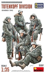 画像1: ミニアート[MA35397]1/35 トーテンコップ師団兵（ハリコフ攻防戦1943）フィギュア5体 レジン製ヘッド付 (1)