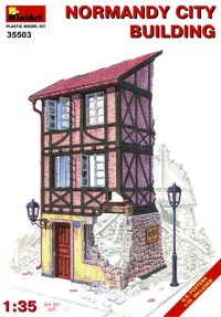 ミニアート[MA35503]1/35 ノルマンディーの都市の建物　ジオラマアクセサリー
