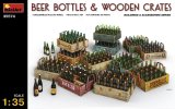 ミニアート[MA35574]1/35 ビールビン＆木枠箱