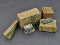 画像2: ミニアート[MA35581]1/35 木製箱と木枠セット