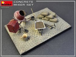画像2: ミニアート[MA35593]1/35　コンクリート ミキサーセット