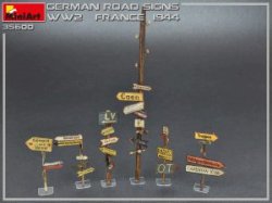 画像2: ミニアート[MA35600]1/35 ドイツ道路標識ＷＷ2 (フランス1994)