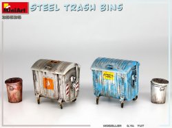 画像4: ミニアート[MA35636]1/35 スチール製ゴミ箱セット ４個