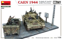 画像10: ミニアート[MA36066]1/35　カーン 1944年 IV号戦車 Ausf.H & Kfz.70 w/クルーフィギュア8体 ビッグセット
